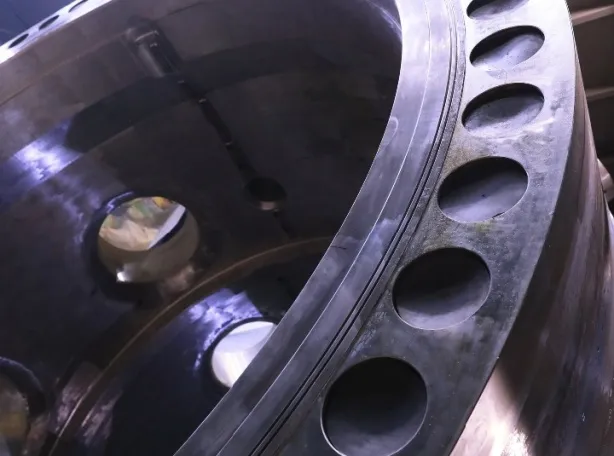 Atommash has completed work upon carrying out the threaded holes on the Reactor vessel for Tianwan NPS